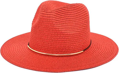 Miniatura 12 de Moda Primavera Verano Protector Solar Cap Pearl Accesorios Sombrero de Sol Ala Ancha Retro Jazz Top Hat Mujer Sombrero de paja