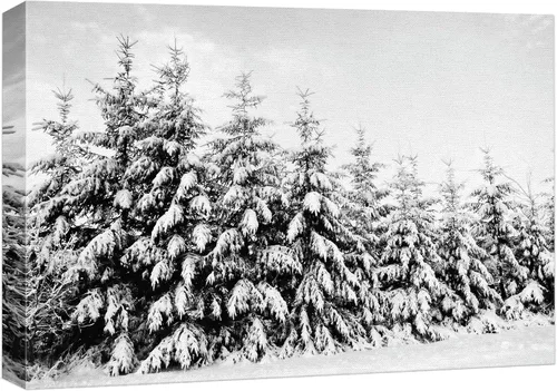 Miniatura 43 de wall26 Lienzo Impreso Arte de Pared Papá Noel Árbol de Navidad Chimenea Celebraciones y Fiestas Ilustración Decorativa Arte Moderno Escénico