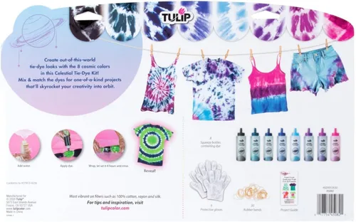 Miniatura 2 de Tulip Tie-Dye - Kit de pintura de 8 colores para tela