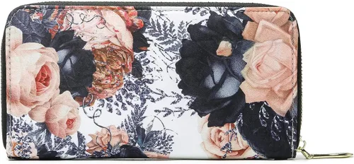 Miniatura 132 de Cartera de mano para mujer, estilo bohemio, con RFID, elegante, espaciosa con correa para viajes, capacidad para tarjetas, teléfono, dinero