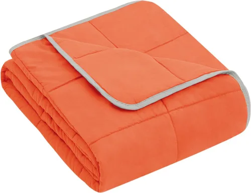 Miniatura 29 de yescool - Manta con peso, 7 libras, fresca, transpirable, con cuentas de cristal prémium, lavable a máquina, para dormir, 60-90 libras, 41 x 60 Gris