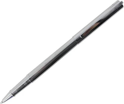 Advanced 126 Bolígrafo Rollerball con estuche para bolígrafo, rejilla de acero