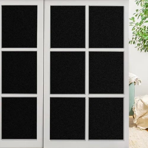 Miniatura 8 de Película de privacidad para ventana LEMON CLOUD, película de vidrio esmerilado para ventana, película de privacidad para puerta de vidrio, adhesivos