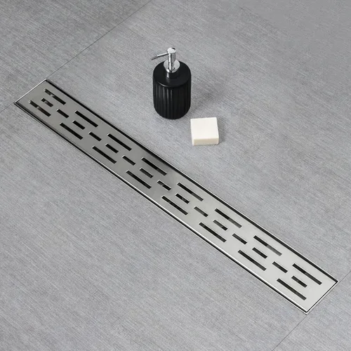 Miniatura 18 de ELLO&ALLO - Drenaje cuadrado de piso para ducha de 6 pulgadas con brida, rejilla extraíble de patrón cuadrado, acero inoxidable SUS 304 en bronce