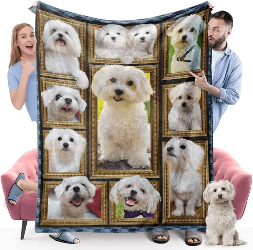Miniatura 11 de Manta de perro Cocker Spaniel para niños, bonita manta de franela suave y acogedora para niñas y niños, mantas para bebés y niños pequeños