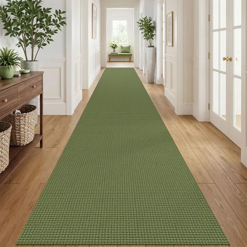 Miniatura 132 de IOHOUZE Alfombra de Área Lavable 4x6 Antideslizante con Respaldo de Goma Alfombras Tejidas para Entrada Interior Alfombras de Dormitorio Alfombra
