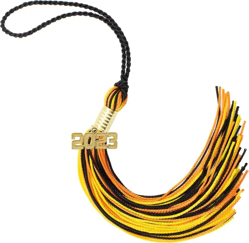 Miniatura 498 de Borla de graduación Aqua 2022, todos los colores escolares disponibles, fabricada en Estados Unidos