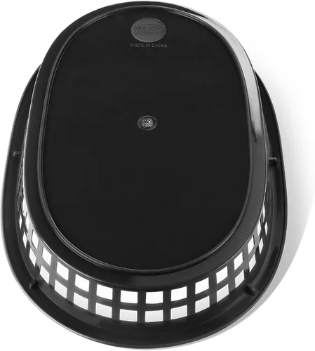 Miniatura 5 de New Star Foodservice 44041 - Cestas de comida rápida, 10.5 x 7 pulgadas, juego de 12, color negro