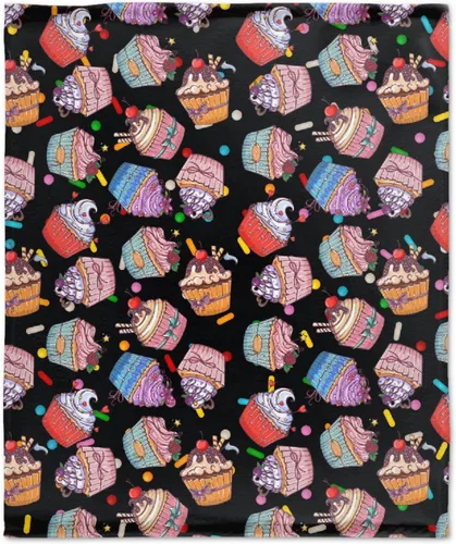 Miniatura 17 de Manta de franela de arándanos para regalo, ultra suave y acogedora, manta de forro polar ligera y mullida, manta de felpa cálida para sofá, cama, 60