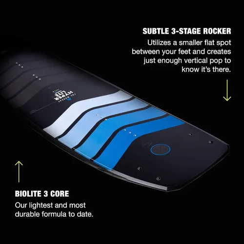 Miniatura 5 de Hyperlite Murray Pro Wakeboard - Wakeboard Shaun Murray Signature - Perfecto para ciclistas intermedios a avanzados - Solo tabla y aletas