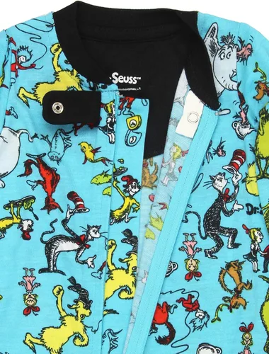 Miniatura 5 de Dr. Seuss Grinch Cat in The Hat - Pijama sin pies para niños pequeños