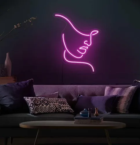 Miniatura 9 de Letrero de neón estético de neón de 19 pulgadas, decoración de pared con luz LED para el hogar, dormitorio, sala de estar, tienda, regalos