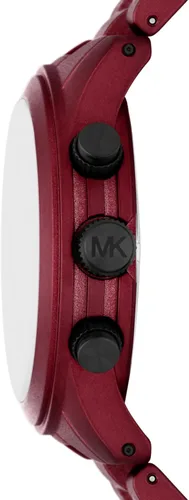 Miniatura 11 de Michael Kors Runway - Reloj cronógrafo de acero inoxidable para hombre con correa de acero o silicona