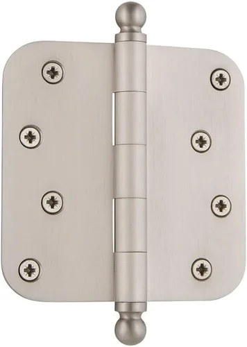 Miniatura 62 de Grandeur Hardware 824304 Bisagra residencial con punta de bellota de 3.5 pulgadas con esquinas de radio de 5/8 pulgadas en peltre antiguo