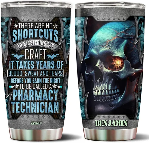 Miniatura 17 de Vaso personalizado de regalo para hombres fotógrafos, 20 onzas, taza de viaje de acero inoxidable aislada, botella de agua, Navidad, cumpleaños, día