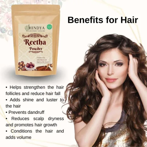 Miniatura 6 de Polvo Reetha para todo tipo de cabello (3.53 onzas)