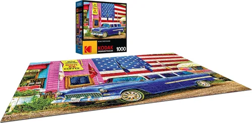 Miniatura 6 de RoseArt - Kodak Premium - Ruta 66-1000 piezas rompecabezas para adultos