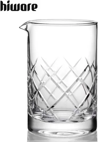 Miniatura 6 de Hiware Profesional 24 oz Vaso Mezclador de Cóctel, Vaso Mezclador de Cristal Sin Costuras de Fondo Grueso