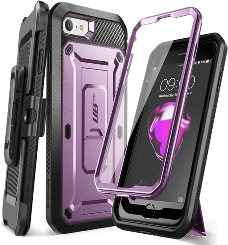 Miniatura 13 de SUPCASE Funda resistente para iPhone SE de 3ª generación, iPhone SE de 2ª generación, iPhone 7, iPhone 8 (Unicorn Beetle Pro), con protector