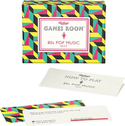 Miniatura 3 de Ridley's Juego de cartas de trivia de música pop de los años 2000, juego de preguntas para adultos y niños, más de 2 jugadores, incluye 40 cartas