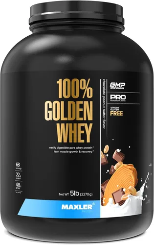 Miniatura 10 de Maxler 100% proteína de suero de leche dorada – 0.88 oz de proteína de suero de alta calidad en polvo por porción – Pre, post e intra entrenamiento