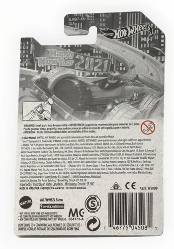 Miniatura 2 de Hot Wheels Coche a escala 1:64 - Carbonator - Feliz año nuevo 2021 (W3099)