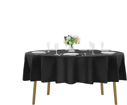 Miniatura 64 de Cupuamon - Mantel rectangular de 60 x 84 pulgadas, tela de poliéster lavable para decoración de bodas, fiestas, cenas y banquetes
