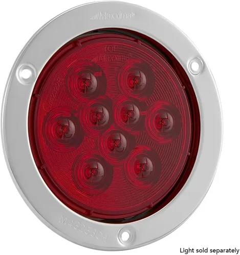 Miniatura 2 de Maxxima (M43253CH) Acabado cromado 4" Brida de seguridad redonda de acero inoxidable