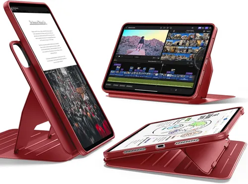 Miniatura 9 de ESR Funda para iPad Pro de 11 pulgadas (M5/M4) 2025/2024, funda magnética extraíble con carga y almacenamiento de lápiz, soporte ajustable