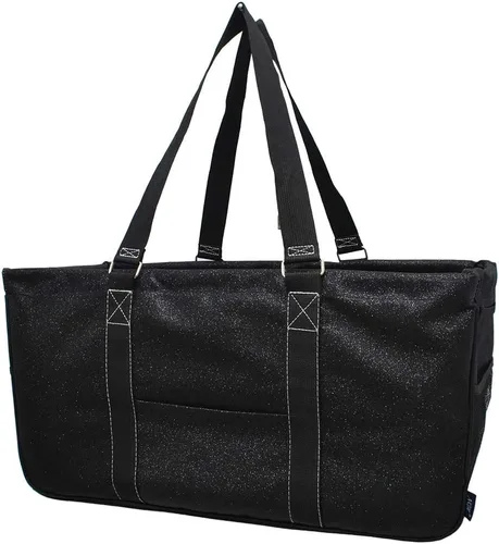 Miniatura 54 de NGIL Bolsa de comestibles reutilizable extra grande plegable de gran tamaño para comestibles, almacenamiento, picnic, playa, Flecha-negro