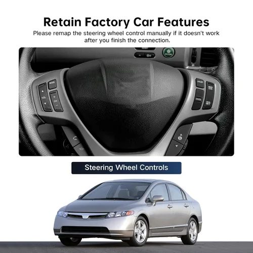 Miniatura 6 de Conector de arnés de cableado de radio de automóvil para Honda Civic 2006-2011, CRV 2007-2011, Pilot 2009-2011 - Cable de alimentación de radio
