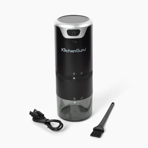 Miniatura 2 de Levare - Molinillo de café recargable, molinillo de café inalámbrico con rebabas de cerámica, funciona con batería de bajo ruido, ajustes