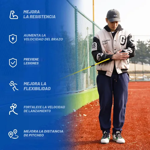 Miniatura 3 de SunNordik Bandas de resistencia para lanzadores, equipo de entrenamiento de béisbol y softbol para mejorar la fuerza del brazo y el entrenamiento