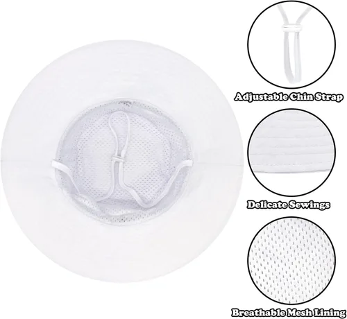 Miniatura 2 de Sarfel Sombrero de verano para bebé, sombrero de verano para bebé, protección solar UPF 50+, sombrero de cubo para bebé niña ajustable