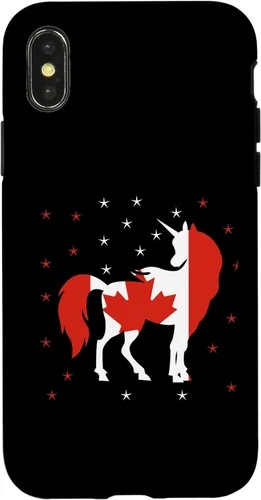Miniatura 5 de Funda para iPhone 13 Pro Max Unicornio Bandera de Canadá