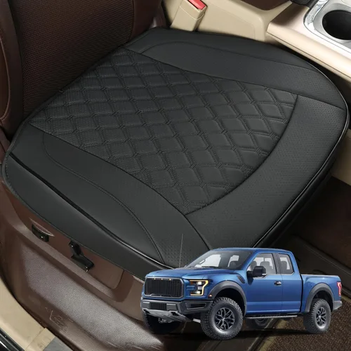 Miniatura 17 de GIANT PANDA 1 funda de asiento delantero de automóvil, protector de asiento de automóvil de piel sintética para el 95% de los vehículos, se adapta