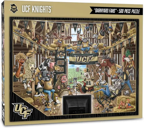 Miniatura 55 de YouTheFan NCAA Barnyard Fans - Rompecabezas de 500 piezas