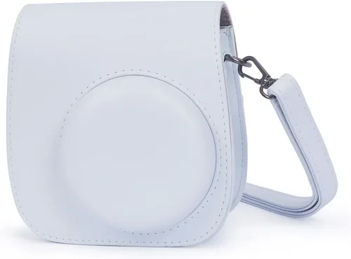 Miniatura 10 de Phetium Instant Mini 12 - Funda protectora para cámara compatible con Instax Mini 12 11, bolsa de piel sintética con bolsillo y correa de hombro