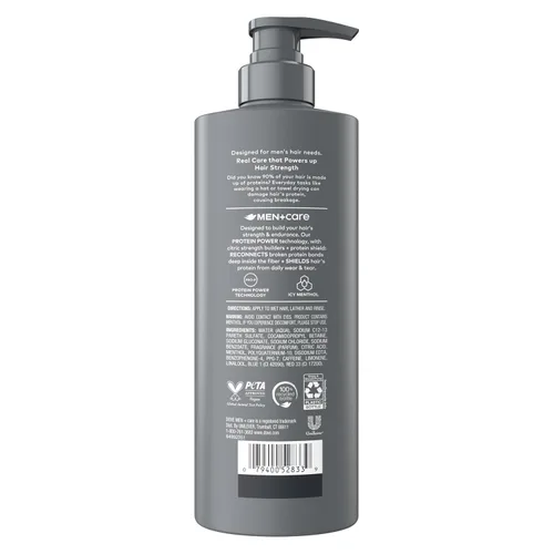 Miniatura 2 de Dove Men+Care Champú de 1 unidad de alivio refrescante para enfría instantáneamente el cuero cabelludo, con mentol helado, 18 onzas líquidas