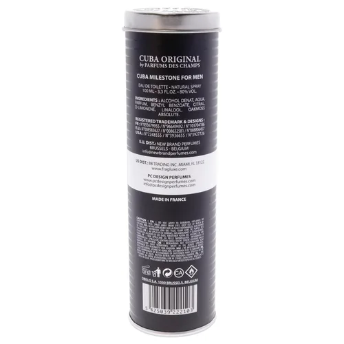 Miniatura 5 de Cuba Milestone - Eau de Toilette en espray para hombre, 3.3 onzas