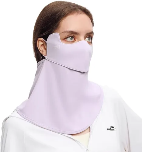 Miniatura 12 de Protección solar para la cara, bufanda para el cuello, polaina para mujer, UPF 50+, máscara de verano anti-UV, cubierta facial transpirable SLF5M119T