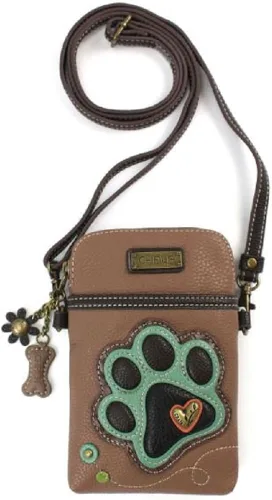 Miniatura 2 de Chala - Bolsa cruzada de piel sintética multicolor con correa ajustable para teléfono celular