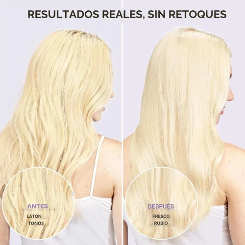 Miniatura 2 de L'Oreal Paris EverPure, Acondicionador Morado Tonificante Anti-Cobrizos Sin Sulfato para Cabello Rubio, Decolorado, Plateado o con Mechas Marrones