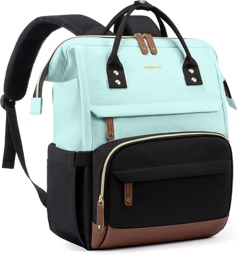 Miniatura 11 de LOVEVOOK Mochila para Laptop para Mujeres, Mochilas de Trabajo y Negocios de 17 Pulgadas Bolso con Gran Capacidad, Bolsa de Enfermera Impermeable