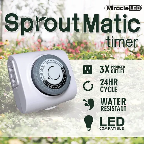 Miniatura 3 de Miracle LED Bombilla de espectro rojo de luz solar ultra crecimiento con temporizador