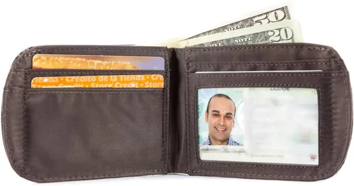 Miniatura 2 de Big Skinny Cartera curvada con bolsillo frontal plegable para hombre