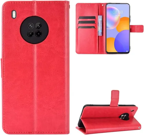 Miniatura 6 de Funda para Huawei Y9a, Funda de cuero con tapa para Huawei Enjoy 20 Plus 5G FRL-TN00 FRL-AN00a/Y9a FRL-L22 FRL-L23 Funda Marrón