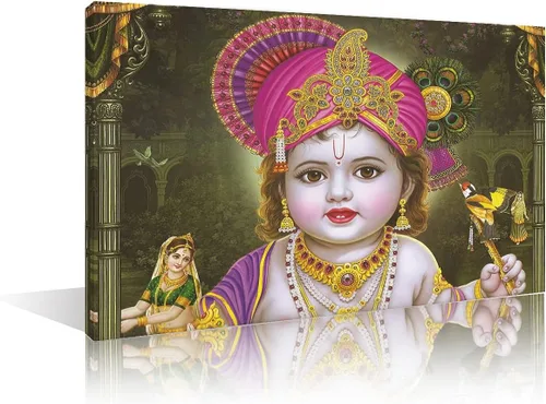 Miniatura 29 de TUMOVO Lord Ganesha - Decoración de pared Ganapati de Deidad india, cuadros impresos en lienzo, pósteres de pintura hinduismo cultural hindú