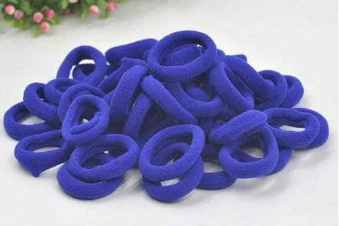 Miniatura 20 de Accesorios para el cabello para niñas y niños, bandas de goma para cola de caballo, bandas elásticas para el cabello (negro)