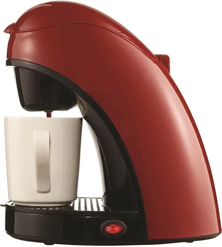 Brentwood TS-112R Cafetera de una jarra, 8,75 x 6,75 X 1,9 pulgadas Roja